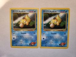 Pokemon Misty's Psyduck Card 54/132 Gym Heroes Very Lightly Played (2) - Image 1