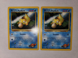 Pokemon Misty's Psyduck Card 54/132 Gym Heroes Very Lightly Played (2) - Image 5