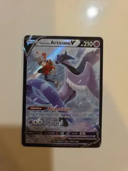 Pokemon Card Galarian Articuno V TG16/TG30 Ultra Rare Astral Radiance - Image 1