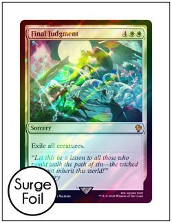 1x Final Judgment, Surge Foil, Final Fantasy, Magic MTG NM - Image 1