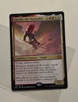 MTG Magic The Gathering Aurelia, The Warleader *NP - Image 1