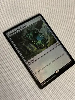 MTG {Emerald Medallion} Foil Commander Masters Rare #379 NM/Unplayed *Free Ship* - Image 2