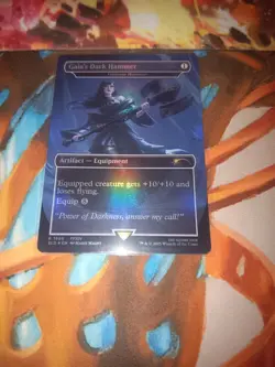 Gaia's Dark Hammer - Colossus Hammer (Rainbow Foil) Secret Lair Drop Foil - Image 1
