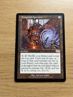 MTG Temporal Aperture (RESERVED LIST) - Urza's Saga - EX - Image 1