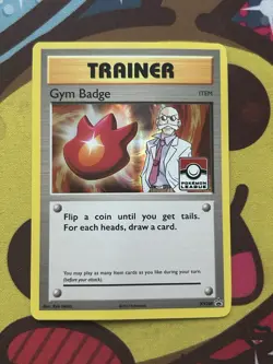 Pokemon Gym Badge XY209 - XY Black Star Promo - Blaine - Evolutions - Image 1