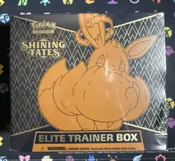 Pokemon TCG Shining Fates Elite Trainer Box ETB Tear in plastic - Image 1