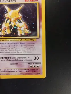Pokemon Alakazam 1/102 Holo Unlimited | Set Base | NM (ITA) - Image 4
