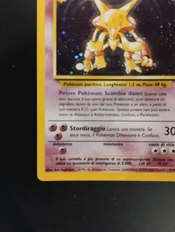Pokemon Alakazam 1/102 Holo Unlimited | Set Base | NM (ITA) - Image 5