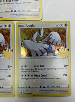 Pokemon Tcg Lot of 3 Lugia Celebrations Holo Rare - Image 4