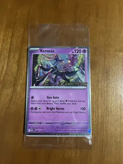 Xerneas 064/132 SEALED Pokemon: Mega Evolution Stamped Promo - Best Buy Promo - Image 1