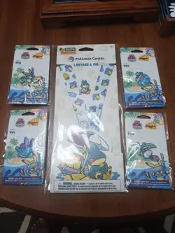 Pokemon 2024 World Championships Honolulu...Lanyard WITH 5 Pins - Image 1