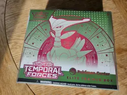 Temporal Forces (Iron Leaves) - Pokemon Center ETB + FREE PROTECTOR (NEW/SEALED) - Image 1