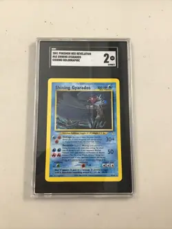 2001 Pokemon Neo Revelations #65 Shining Gyarados Holo SGC 2 Good - Image 1