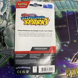 Pokemon Scarlet & Violet Surging Sparks Checklane Blister Pack Hisuian Arcanine 820650853319 - Image 2