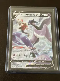 Pokemon TCG Galarian Articuno V Sword & Shield - Astral Radiance TG16/TG30 Holo - Image 1