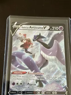 Pokemon TCG Galarian Articuno V Sword & Shield - Astral Radiance TG16/TG30 Holo - Image 2