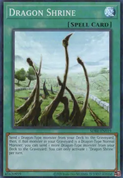 Yu-Gi-Oh! Dragon Shrine Unlimited SDBE-EN019 Super Rare NM/LP x1 - Image 1