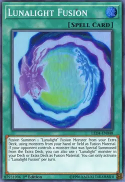 Yu-Gi-Oh! Lunalight Fusion 1st Ed. LED4-EN048 Super Rare NM/LP x1 - Image 1
