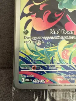 Pokemon TCG Mega Evolutions Stamped Promo Card - Bulbasaur 133/132 - NM - SEALED - Image 5