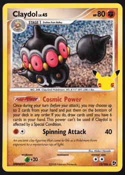 Claydol 15/106 Celebrations Holo Pokemon TCG Card NM - Image 1