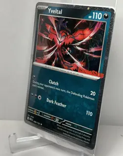 Pokemon TCG Yveltal 088/132 Holo Mega Evolution PROMO CARD Sealed GameStop - Image 3