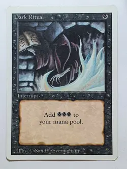 Dark Ritual Revised Mtg Magic English played - Image 1