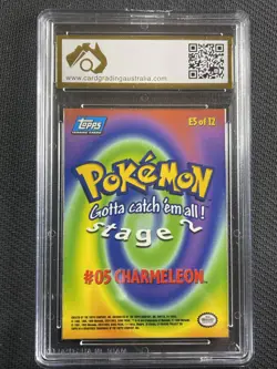 Pokemon Card CGA 8.5 Nm/Mt+ Charmeleon Movie Edition Topps 1999 #E5 - Image 2