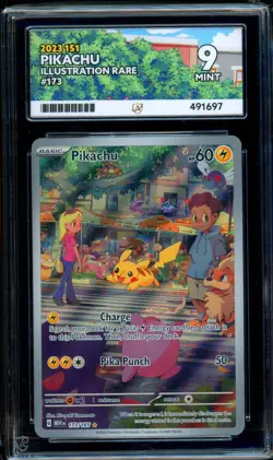 ACE 9 Pikachu Illustration Rare 173/165 151 Pokemon English MINT #1 - Image 1