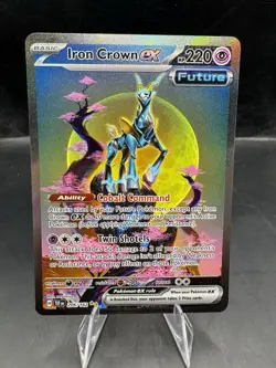 Iron Crown Ex 206/162 Pokemon Temporal Forces Special Illustration Rare NM - Image 1