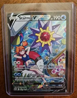 Pokemon TCG Starmie V TG13/TG30 Astral Radiance Trainer Gallery Holo NM - Image 1