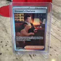 2023 Pokemon 151 MEWen Giovanni's Charisma 207/165 - Secret Art Rare SAR - Image 1