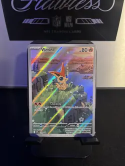Pokemon Scarlet & Violet Victini 208 Illustration Rare Black Star Promo - Image 1