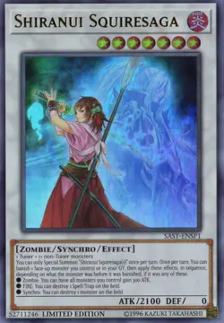 Yu-Gi-Oh! Shiranui Squiresaga Limited SAST-ENSP1 Ultra Rare NM/LP x1 - Image 1