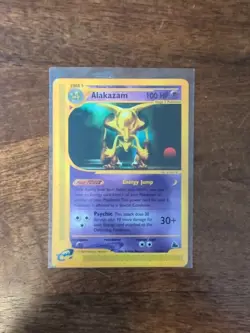 Pokemon Alakazam TCG Card 2/144 Non-Holo, Skyridge, Rare Near Mint Condition - Image 1