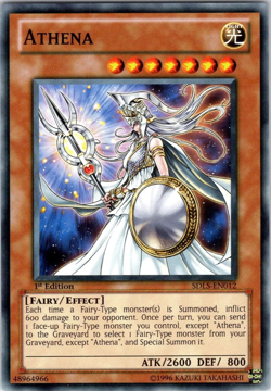 Athena SDLS-EN012 1st Edition Common YuGiOh TCG Card - Image 1