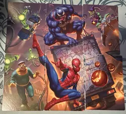 MTG Marvel Spider-Man Scene Art Series Full Complete 6 Card Set SPE Collectible - Image 1