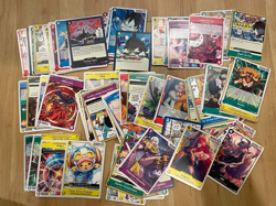 One Piece Card Game CCG 115 Cards Collection Mixed Lot: 2 L / 33 UC / 80 C - Image 1