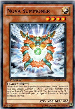 Nova Summoner SDLS-EN018 1st Edition Common YuGiOh TCG Card - Image 1