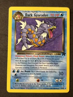 Pokemon Card Dark Gyarados 25/82 Non Holo 1st Edition Rocket Set 226 - Image 1