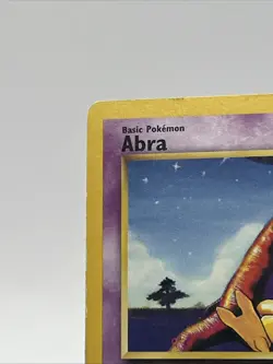 Pokemon TCG Abra Base Set Unlimited Common Card 43/102 MP 1999 WOTC Vintage Rare - Image 5