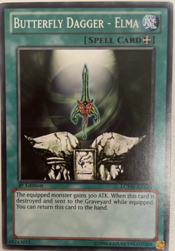 Butterfly Dagger Elma LCYW-EN136 1st Edition Common Yu-Gi-Oh! TCG Card - Image 1