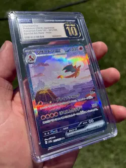 Pristine 10 Charizard ex 201/165 SAR 151 Japanese SV2a Pokemon Card - Image 5