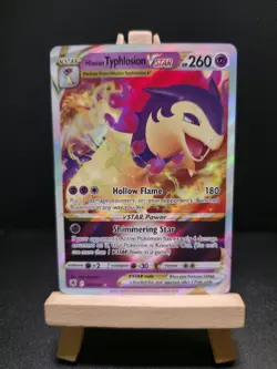 Pokemon TCG Hisuian Typhlosion VSTAR 054/189 Astral Radiance Ultra Rare Card NM - Image 1