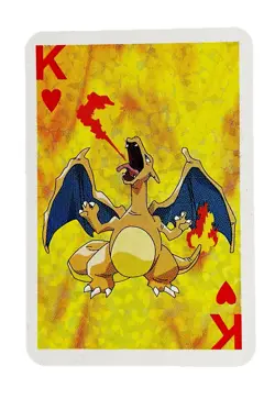 Pokemon’s Charizard - Mini King Of Hearts Playing Card - Great Condition - Image 1