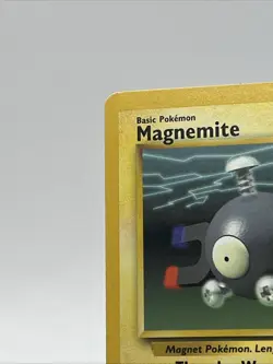 Pokemon TCG Magnemite Base Set Unlimited Common Card 53/102 1999 WOTC MP Vintage - Image 5