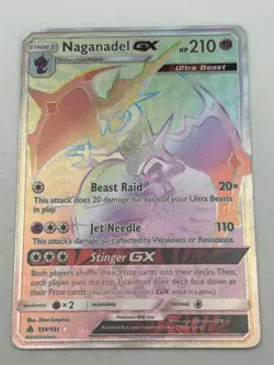 Naganadel GX - 134/131 - Pokemon Forbidden Light Sun & Moon Secret Rare Card NM - Image 1
