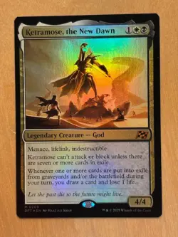 MTG Magic the Gathering Ketramose the New Dawn Foil Aetherdrift NM - Image 1