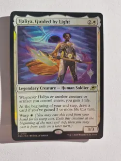 Haliya, Guided by Light - Foil Silver stamped promo - Edge of Eternities - MTG - Image 1