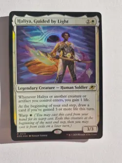 Haliya, Guided by Light - Foil Silver stamped promo - Edge of Eternities - MTG - Image 2