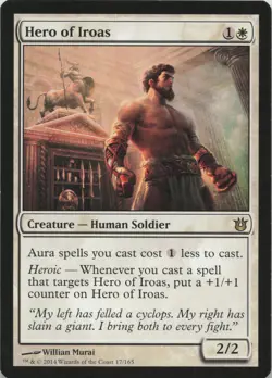 Hero of Iroas R Born of the Gods 17 - LP MTG - Image 1